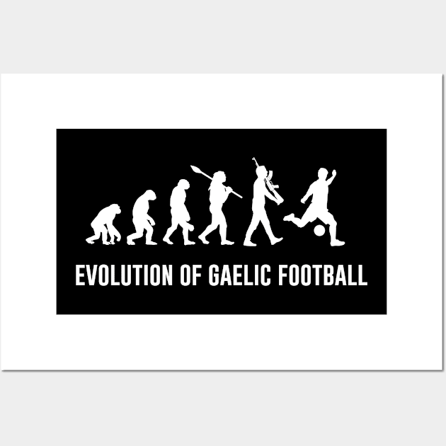 Evolution of gaelic football Wall Art by Periaz